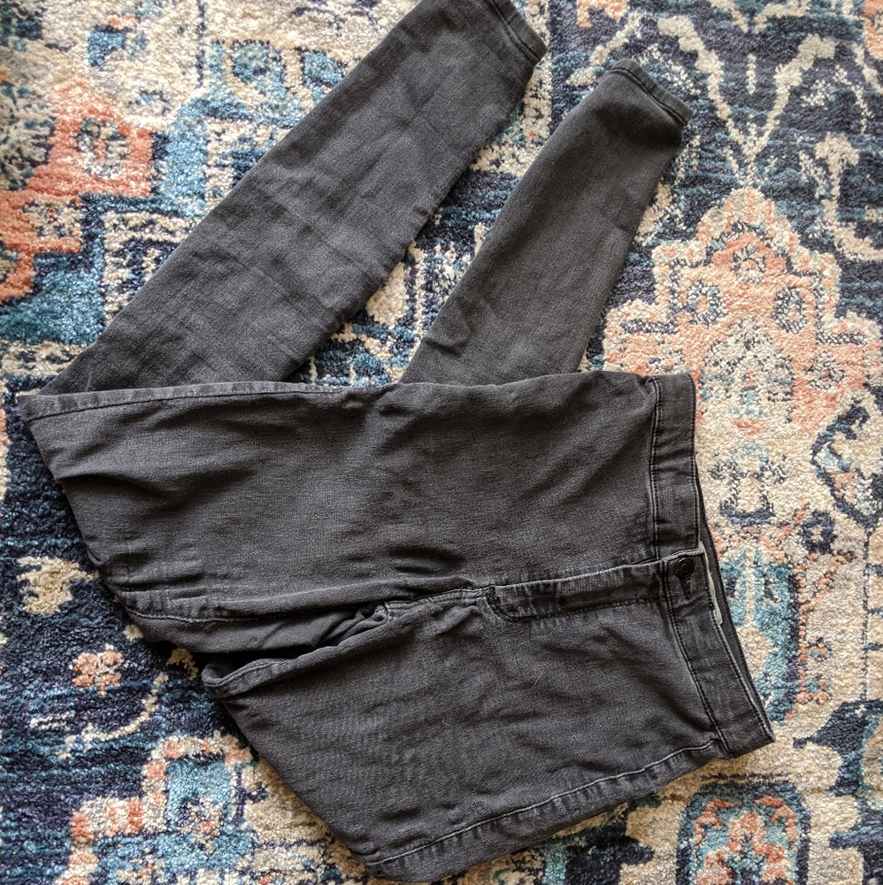 Black topshop joni jeans